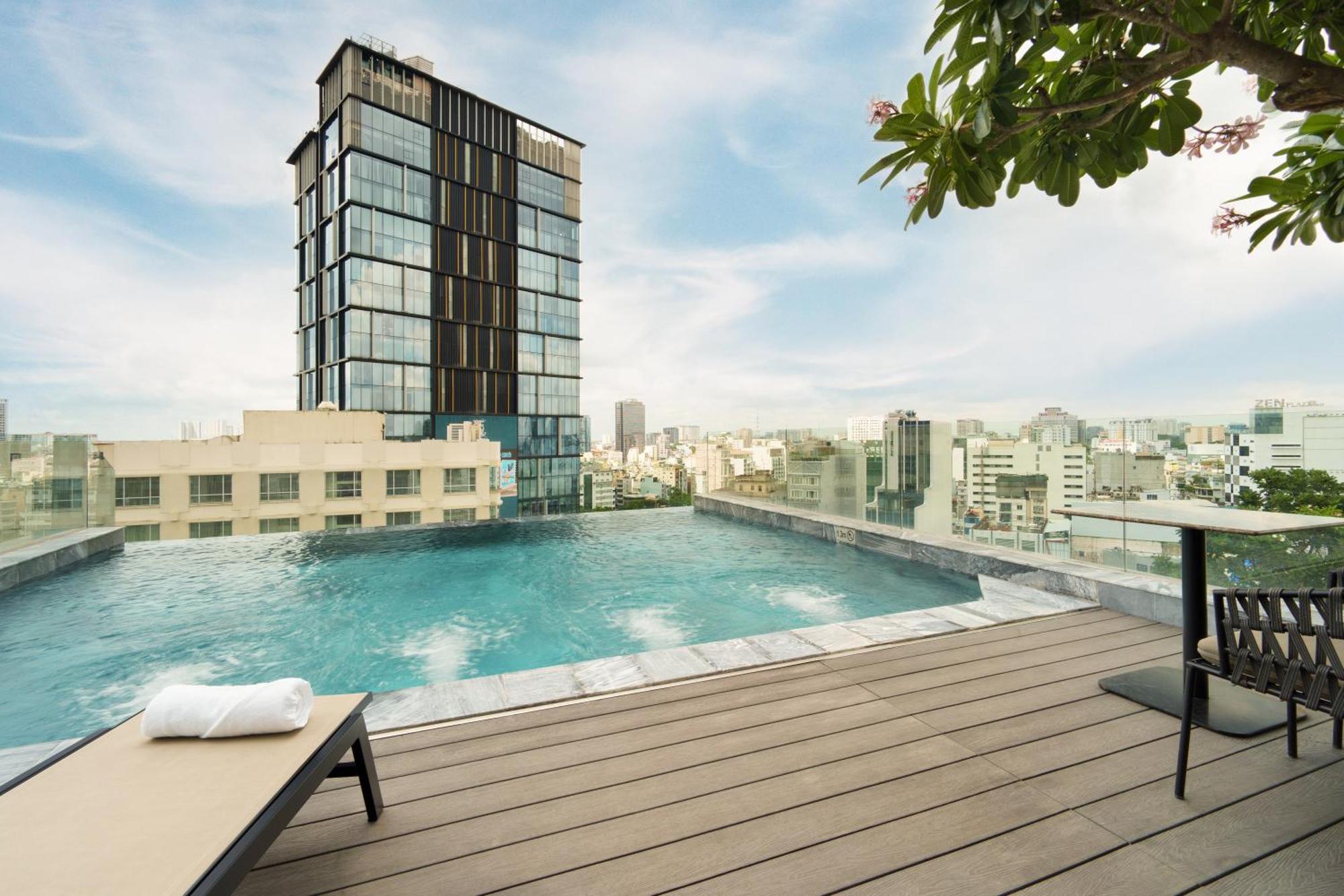 M City Hotel Saigon Ho Chi Minh-staden Exteriör bild