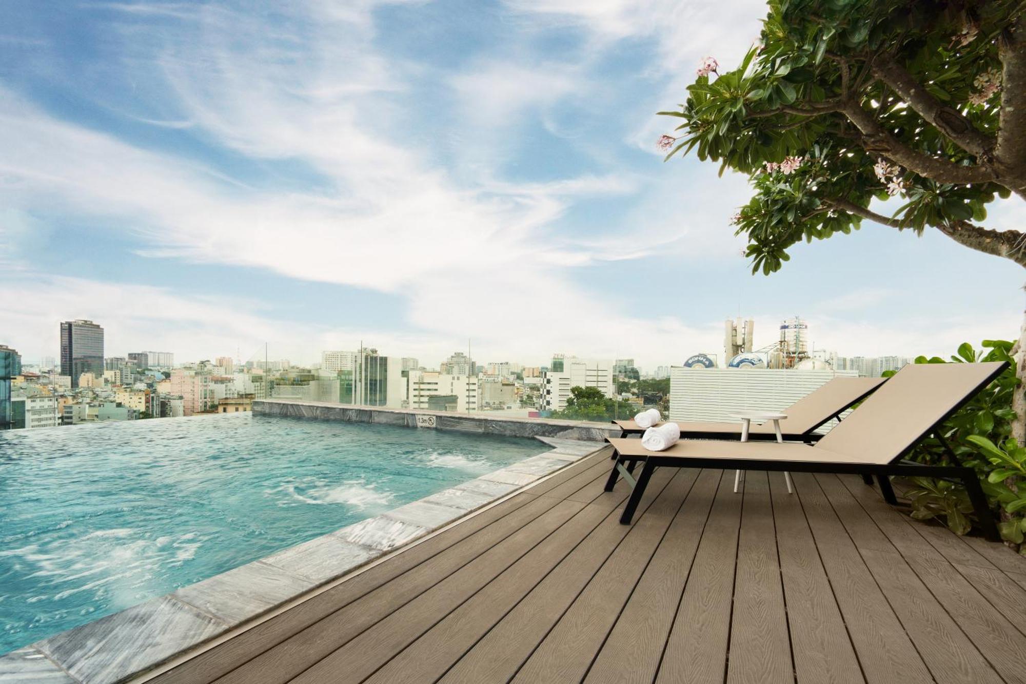 M City Hotel Saigon Ho Chi Minh-staden Exteriör bild